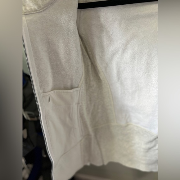 Lululemon light grey cotton jacket size 4 - Picture 4 of 8